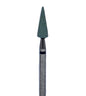 Piedra abrasiva ZrO₂ Cono puntiagudo 3,5x11mm | 🟢 Verde — Aglomerado duro | HP 2,35 mm | SPIN tech