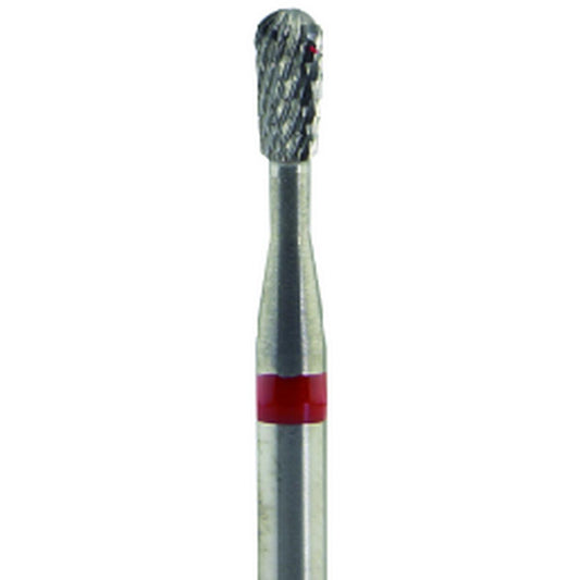 Fresa carburo de tungsteno Cono invertido redondeado 5x2,3mm | 🔴 Rojo — Fino (F) | HP 2,35 mm | SPIN tech