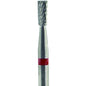 Fresa carburo de tungsteno Cono invertido romo 5,5x2,3mm | 🔴 Rojo — Fino (F) | HP 2,35 mm | SPIN tech