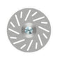 Disco de separación diamante ∅22mm × 0,2mm | Perforación diagonal | Ultrafino — máxima precisión | Sin mandril | SPIN tech