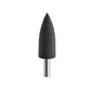 Pulidor de goma silicona Bala puntiaguda pequeña 6x16mm | ⚫ Gris — Medio (M) — Rectificado | Etapa 2 — Rectificado y pulido intermedio | Acrílico · PMMA · Plástico técnico | HP 2,35 mm | SPIN tech