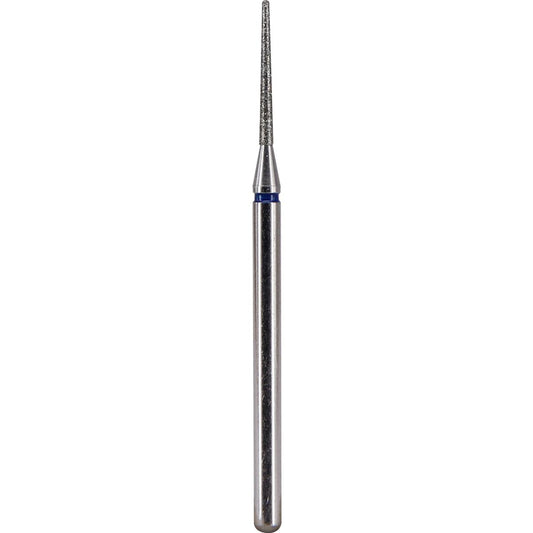 Fresa de diamante Cono redondeado 1,2x12mm | 🔵 Azul Grano medio / estándar ~106–125 μm | HP 2,35 mm | SPIN tech
