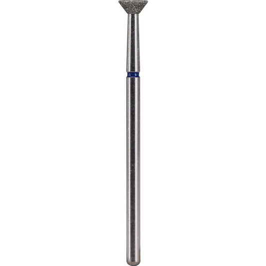 Fresa de diamante Cono invertido 5x2mm | 🔵 Azul Grano medio / estándar ~106–125 μm | HP 2,35 mm | SPIN tech