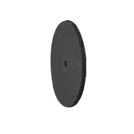 Pulidor de goma silicona Disco fino 22x1mm | ⚫ Negro — Muy duro (XH) — Desbaste agresivo | Etapa 1 — Desbaste agresivo | Metal · CrCo · Aleaciones · Cerámica | Sin mandril | SPIN tech