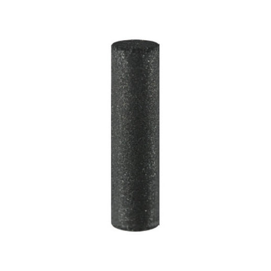 Pulidor de goma silicona Cilindro mediano 6x23mm | ⚫ Negro — Muy duro (XH) — Desbaste agresivo | Etapa 1 — Desbaste agresivo | Metal · CrCo · Aleaciones · Cerámica | Sin mandril | SPIN tech
