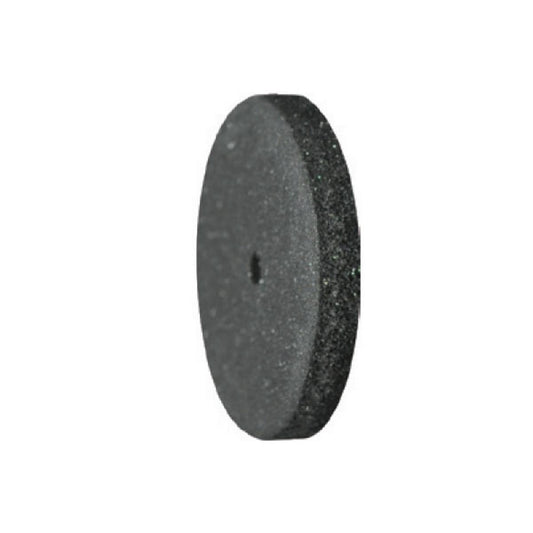 Pulidor de goma silicona Disco tableta 22x3mm | ⚫ Negro — Muy duro (XH) — Desbaste agresivo | Etapa 1 — Desbaste agresivo | Metal · CrCo · Aleaciones · Cerámica | Sin mandril | SPIN tech