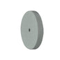 Pulidor de goma silicona Disco tableta 22x3mm | ⚫ Gris — Grueso (H) — Desbaste | Etapa 1 — Desbaste y regularización | Cerámica · Plástico · Acrílico | Sin mandril | SPIN tech