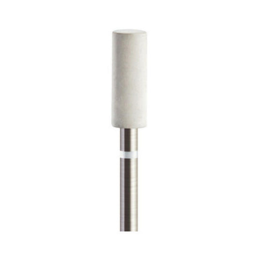 Pulidor de diamante ZrO₂ Cilindro mediano 5x12mm | ⚪ Blanco — Extra blando — Superacabado (Super finish) | Etapa 5 — Superacabado / Alto brillo | HP 2,35 mm | SPIN tech