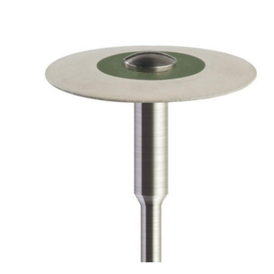 Pulidor de diamante ZrO₂ Disco grande 26x2,2mm | ⚪ Blanco — Extra blando — Superacabado (Super finish) | Etapa 5 — Superacabado / Alto brillo | HP 2,35 mm | SPIN tech