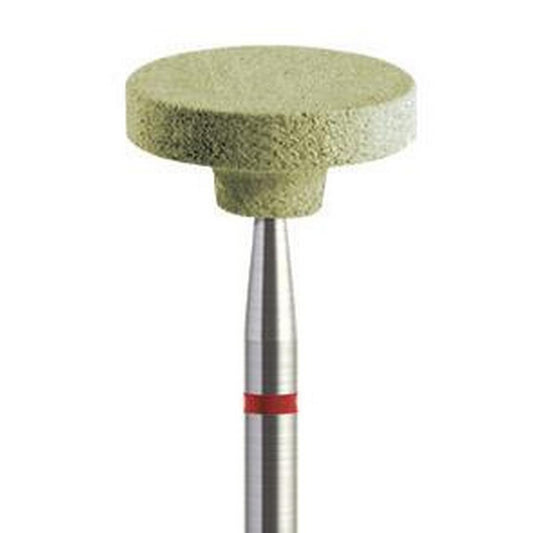 Piedra abrasiva ZrO₂ Disco pequeño 12x3mm | 🟡 Amarillo — Aglomerado semiduro | HP 2,35 mm | SPIN tech