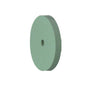 Pulidor de silicona abrasiva Disco tableta 22x3mm | 🟢 Verde — Medio (M) — Rectificado | Etapa 3 — Rectificado y pulido intermedio | Titanio · Metales preciosos | Sin mandril | SPIN tech