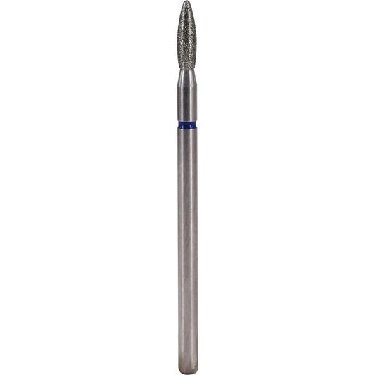 Fresa de diamante Llama 2,3x8mm | 🔵 Azul Grano medio / estándar ~106–125 μm | HP 2,35 mm | SPIN tech